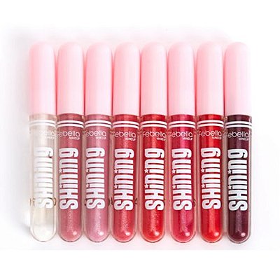 Lip Gloss Shining Febella LG40515 - Kit c/ 08 unid