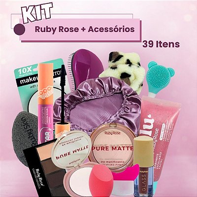 Kit Revenda Ruby Rose + Acessórios (39 Itens)