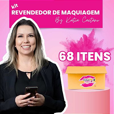 Kit Revendedor de Maquiagem - 68 itens