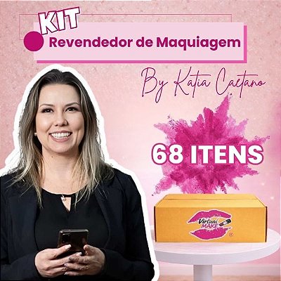 Kit Revendedor de Maquiagem - 68 itens