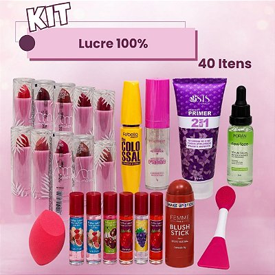 Kit Lucre 100% - 40 Itens