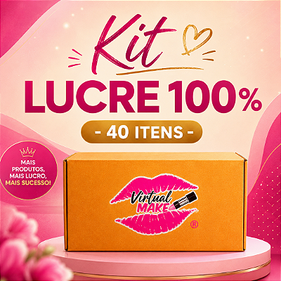 Kit Lucre 100% - 40 Itens