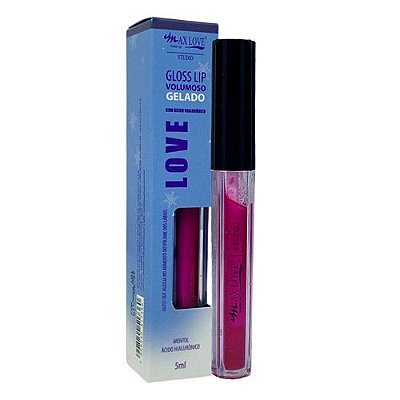 Gloss Lip Volumoso Gelado Cor 101 Max Love