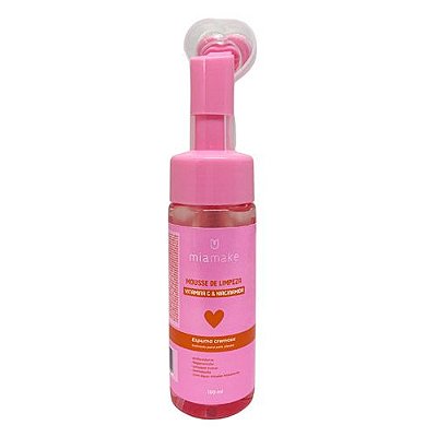 Mousse de Limpeza Facial Vitamina C & Niacinamida Coração Mia Make 406