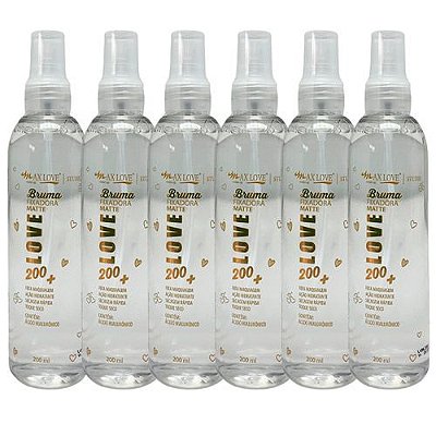 Bruma Fixadora Matte 200+ Max Love - Kit c/ 06 unid
