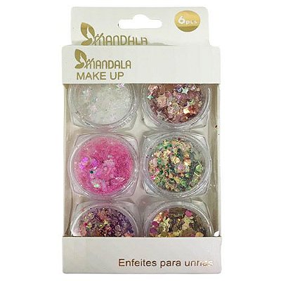 Enfeite para Decoração de Unhas Mandala DF-4058
