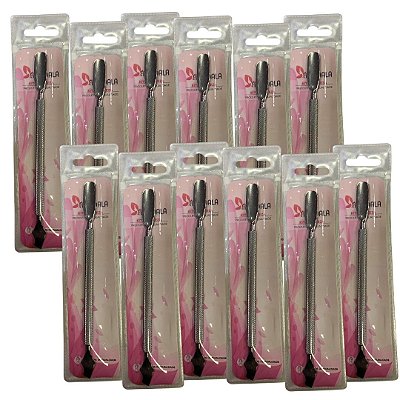 Empurrador de Cutículas Mandala JJ-3812 - Pcte c/ 12 unid