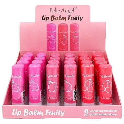 Lip Balm Fruity Belle Angel B132 - Box c/ 24 unid