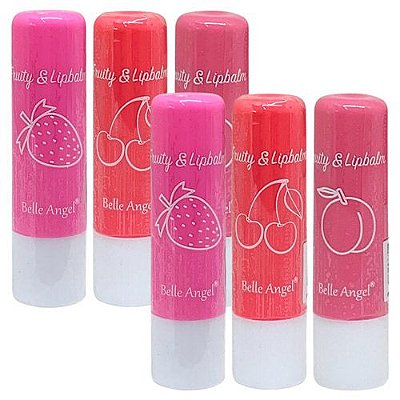 Lip Balm Fruity Belle Angel B132 - Kit c/ 06 unid