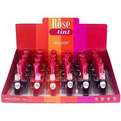 Lip Tint Rôse Tint Miss Rôse MR016 - Box c/ 24 unid