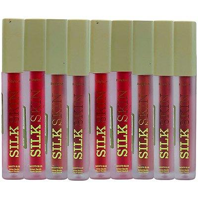 Batom Líquido Smooth Blur Silk Skin Grupo 01 Ruby Rose HB-F7100/G1 - Kit c/ 09 unid