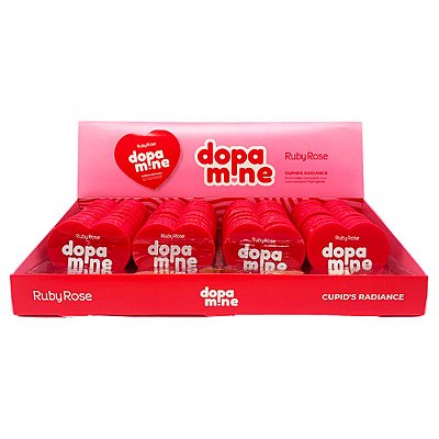 Iluminador Compacto Duo Cupid's Radiance Dopamine Ruby Rose HB-F1602 - Box c/ 36 unid