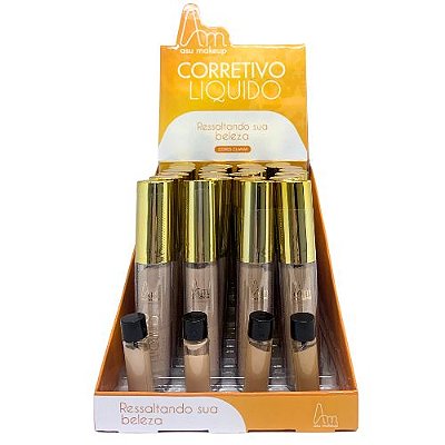Corretivo Líquido Cores Claras Asu Makeup ASE033 - Box c/ 24 unid
