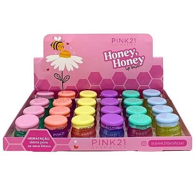 Lip balm Honey, Honey Pink 21 CS5030 - Box c/ 24 unid