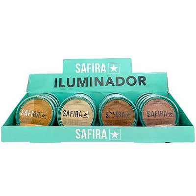 Iluminador Compacto Safira - Box c/ 16 unid