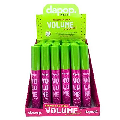 Máscara de Cílios Volume Intenso Dapop DP2237 - Box c/ 36 unid