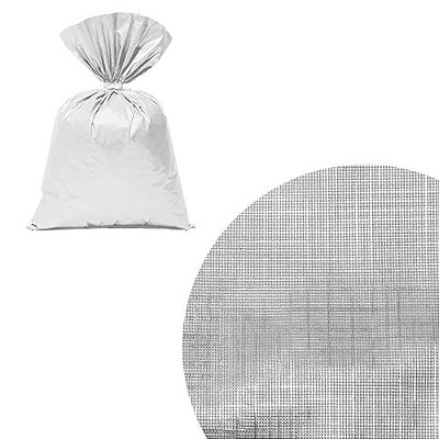Saquinho de Presente Prata Tam 10 x 14 - Pcte c/ 50 unid