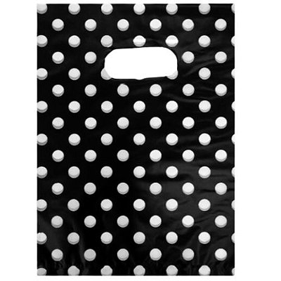 Sacola de Presente Bolinhas Tam 15 x 20 - Pcte c/ 100 unid