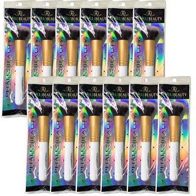 Pincel de Maquiagem Phállebeauty PH0637 - Pcte c/ 12 unid