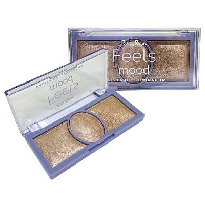 Paleta de Iluminador Feels Mood Ruby Rose HB-7530-1