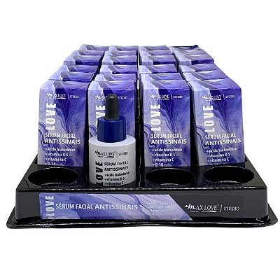 Sérum Facial Antissinais Max Love - Box c/ 24 unid