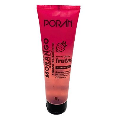 Poran - Sabonete Corporal e Facial Morango Porán PR244