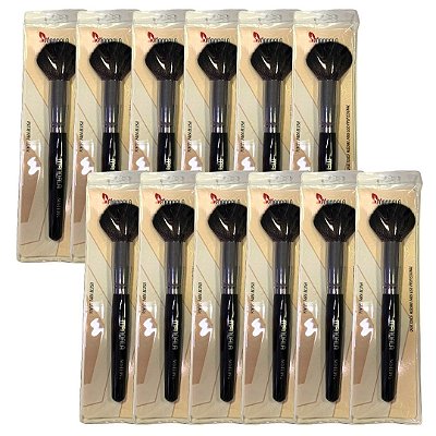 Pincel Para Blush Mandala MM1091- Pcte c/ 12 unid