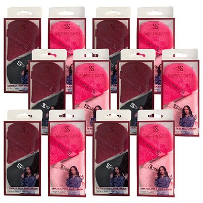 Kit com 02 Esponjas para Maquiagem Sabrina Sato SP2067 - Pcte c/ 12 unid