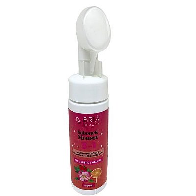 Sabonete Mousse Facial 3 em 1 Briá Beauty BB0002