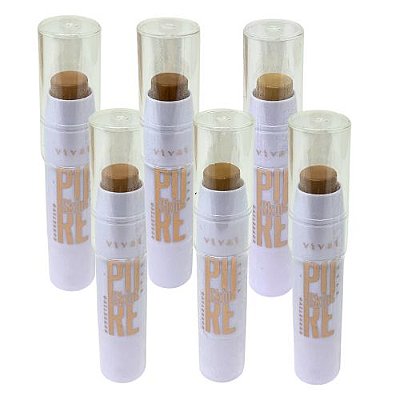 Corretivo Stick Pure Skin Vivai 1102.1.1 - Kit c/ 06 unid
