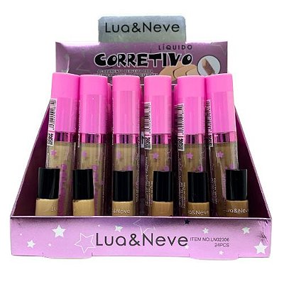 Corretivo Líquido Lua & Neve LN02306 - Box c/ 24 unid