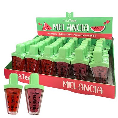 Gloss Labial Melancia Mia Teen Mia Make 498 - Box c/ 36 unid