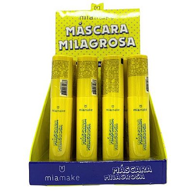 Máscara para Cílios Milagrosa Mia Make MC189 - Box c/ 24 unid