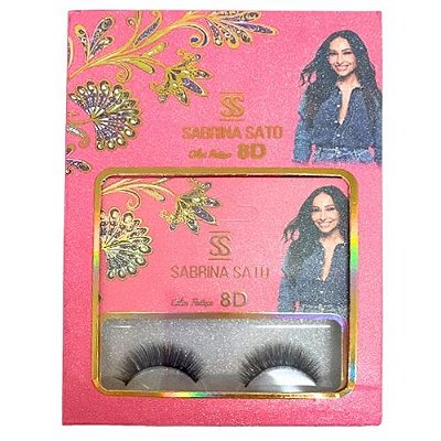 Cílios Postiços 8D F002 Sabrina Sato SP3137 - Box c/ 06 unid