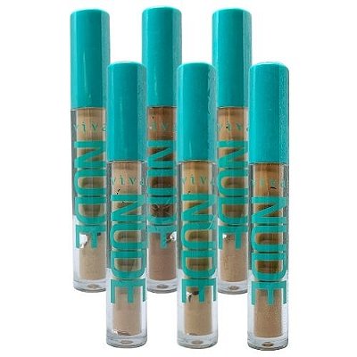 Corretivo Líquido Efeito Matte Nude Vivai 1080.1.1 - Kit c/ 06 unid