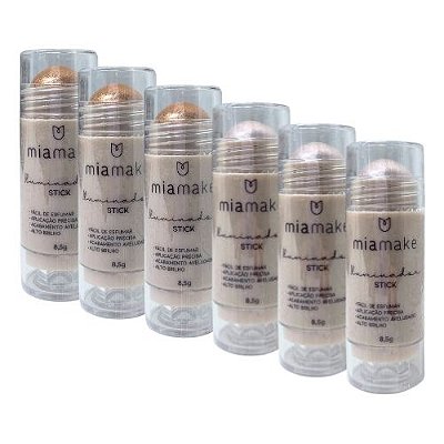Iluminador Stick Mia Make 505 - Kit c/ 06 unid