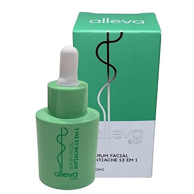 Sérum Facial Antiacne 13 em 1 Alleva AL7004