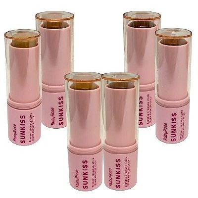 Contorno Bronzer Cremoso Stick Sunkiss Ruby Rose HB-M200 - Kit c/ 06 unid