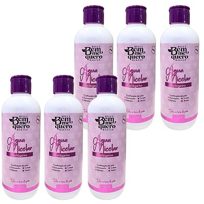 Água Micelar Colágeno Bella Bem Me Quero - Kit c/ 06 unid