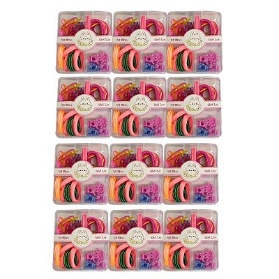Kit Para Cabelo Infantil Yi Sha Bei La - Pcte c/ 12 unid