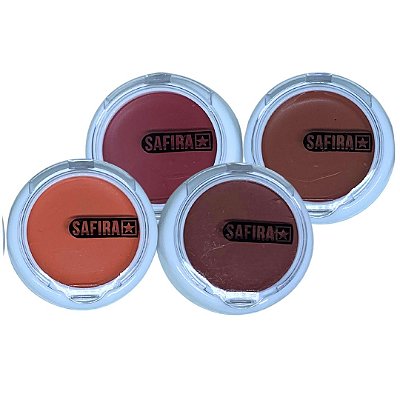 Blush Cremoso Mini Safira - Kit c/ 04 unid