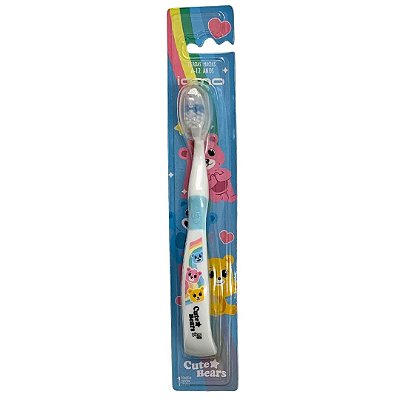 Escova Dental 6-12 Anos Cute Bears Cerdas Macia Iamo YS43518