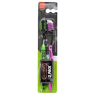 Kit com 02 Escovas Dental Adulto Macia Iamo YS43128