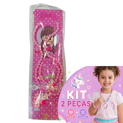 Kit Infantil Colar, Pulseira