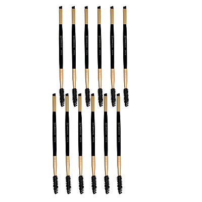 Pincel Duplo Sobrancelhas Sabrina Sato SP019 - Pcte c/ 12 unid