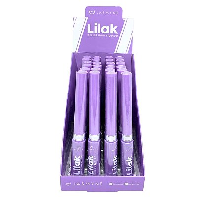 Delineador Líquido Lilak Jasmyne JS01125 - Box c/ 24 unid