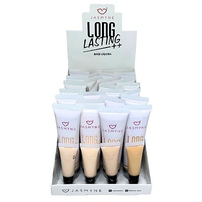 Base Líquida Long Lasting ++ Jasmyne JS08020-A - Box c/ 24 unid
