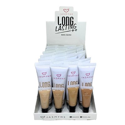 Base Líquida Long Lasting ++ Jasmyne JS08020-B - Box c/ 24 unid