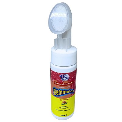 Mousse de Limpeza Facial Bemmeloo Cheirinho de Morango Bella Bem Me Quero