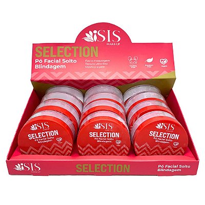Pó Facial Solto Blindagem Selection Isis Makeup IS1022 - Box c/ 12 unid
